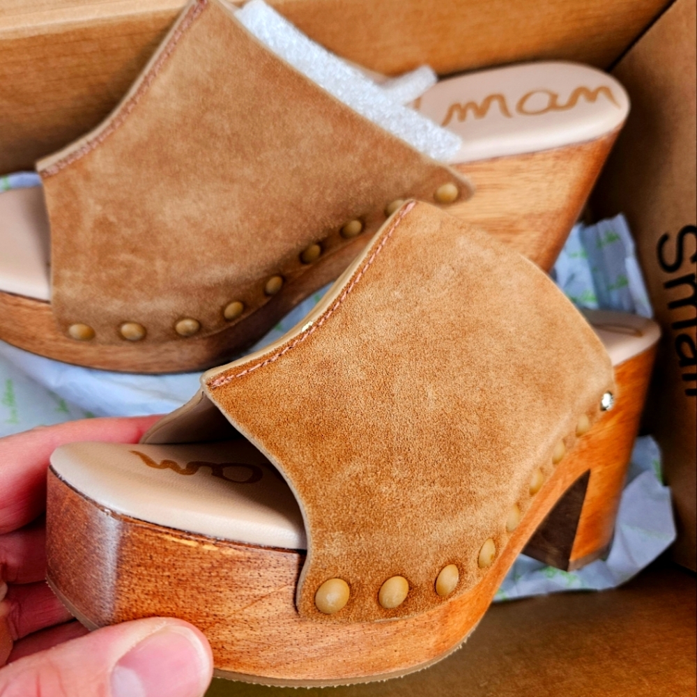 Size 6 womans sam edelman open toe heels